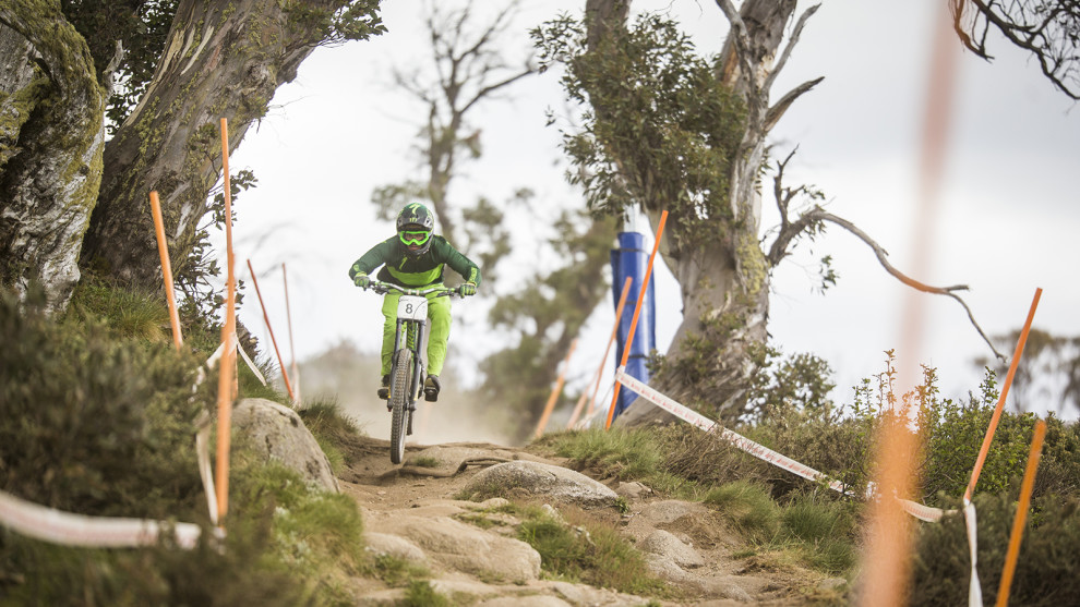 Troy Brosnan winner Toyota Australian Open Downhill, photo byTim Bardsley-Smith